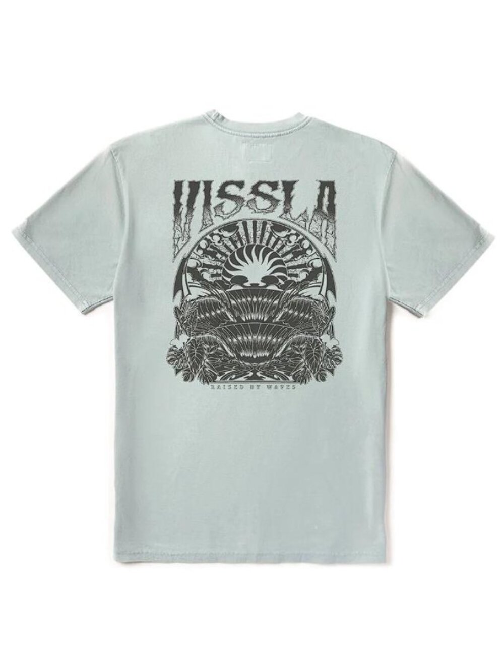 VISSLA Men's Paddle Out Cosmic Wash SS Tee Size L in Coastal Blue